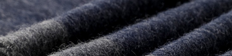Close-up of the dark wool fabric texture