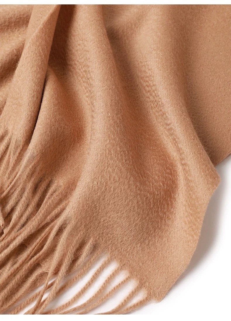 Solid Cashmere Ripple Scarf Solid Cashmere Ripple Scarf
