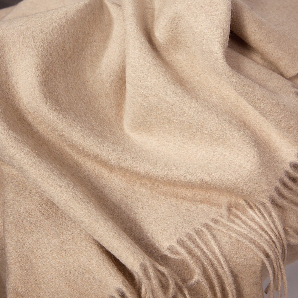 Solid Cashmere Ripple Shawl Solid Cashmere Ripple Shawl