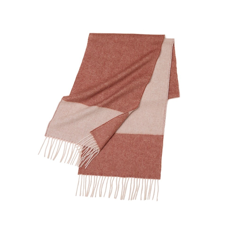 Reversible Satin Check Cashmere Scarf Reversible Satin Check Cashmere Scarf