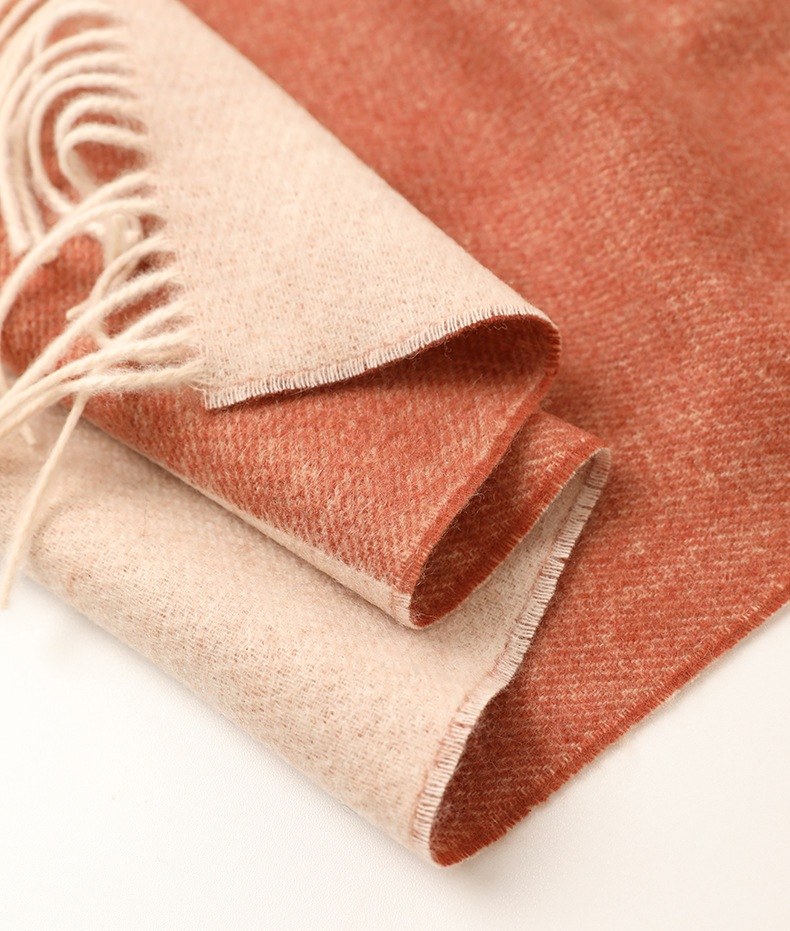 Reversible Satin Check Cashmere Scarf Reversible Satin Check Cashmere Scarf