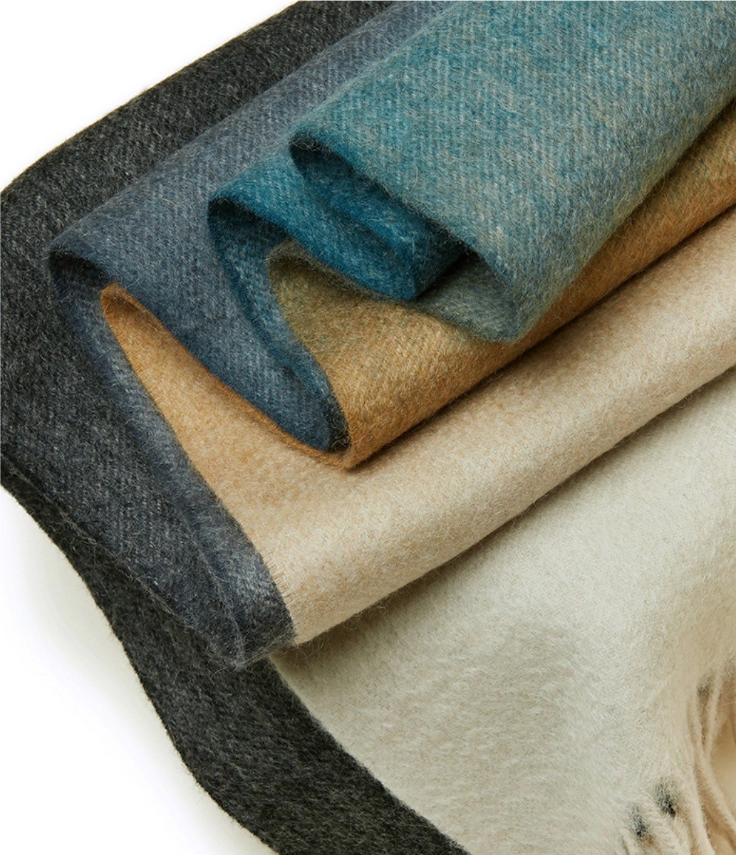 Cashmere Ripple Ombre Scarf — RS26-C144 Cashmere Ripple Ombre Scarf
