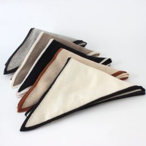Cashmere Knit Triangle Shawl — RS26-C202