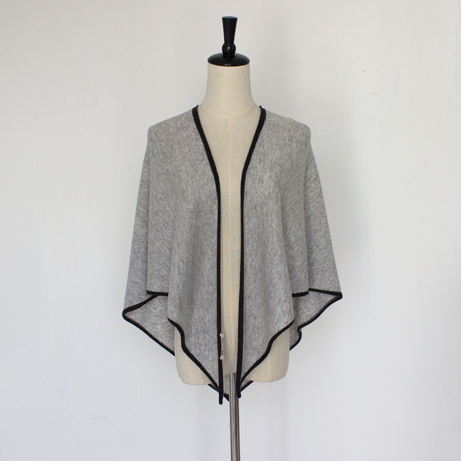 Cashmere Knit Triangle Shawl Cashmere Knit Triangle Shawl