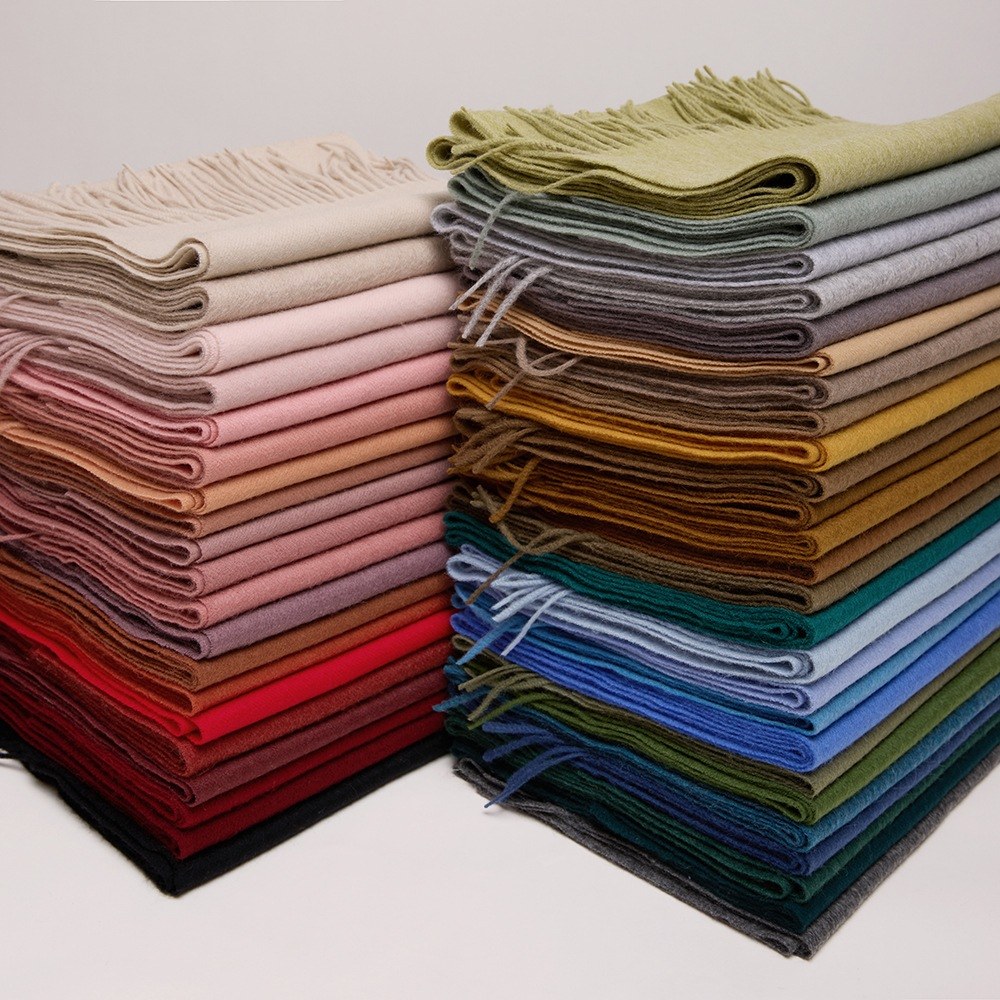 Solid Ripple Wool Scarf Solid Ripple Wool Scarf