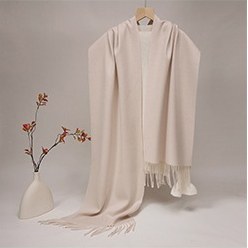 Solid Lambswool Scarf Sand