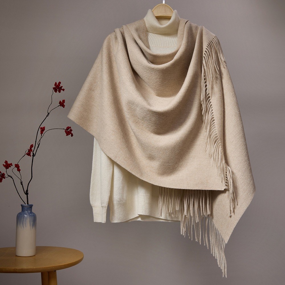 Solid Lambswool Shawl Solid Lambswool Shawl