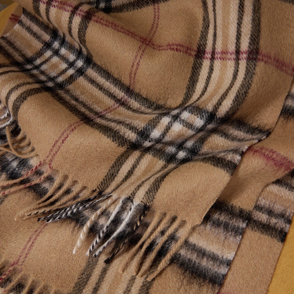 Ripple Wool Yarn-Dyed Check Scarf Ripple Wool Yarn-Dyed Check Scarf