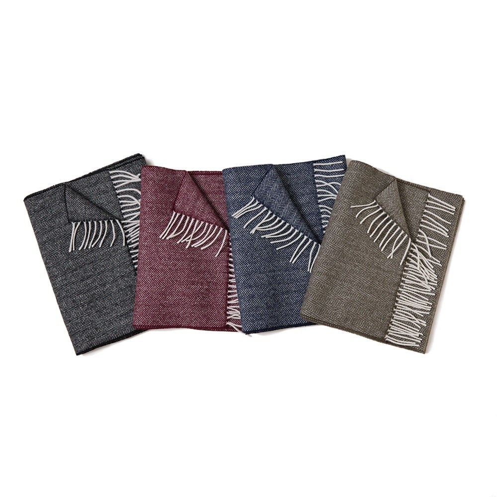 Wool Herringbone Scarf Wool Herringbone Scarf
