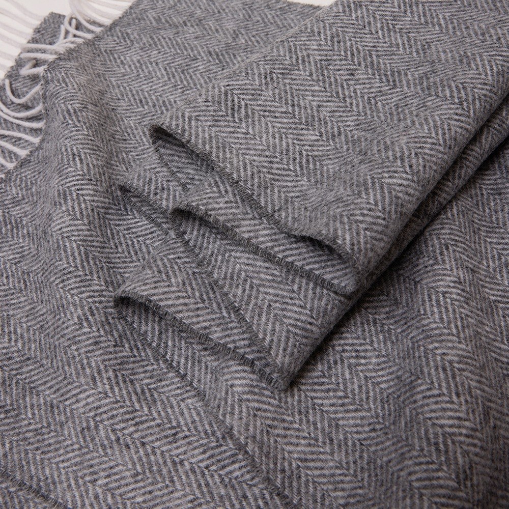 Wool Herringbone Scarf Wool Herringbone Scarf