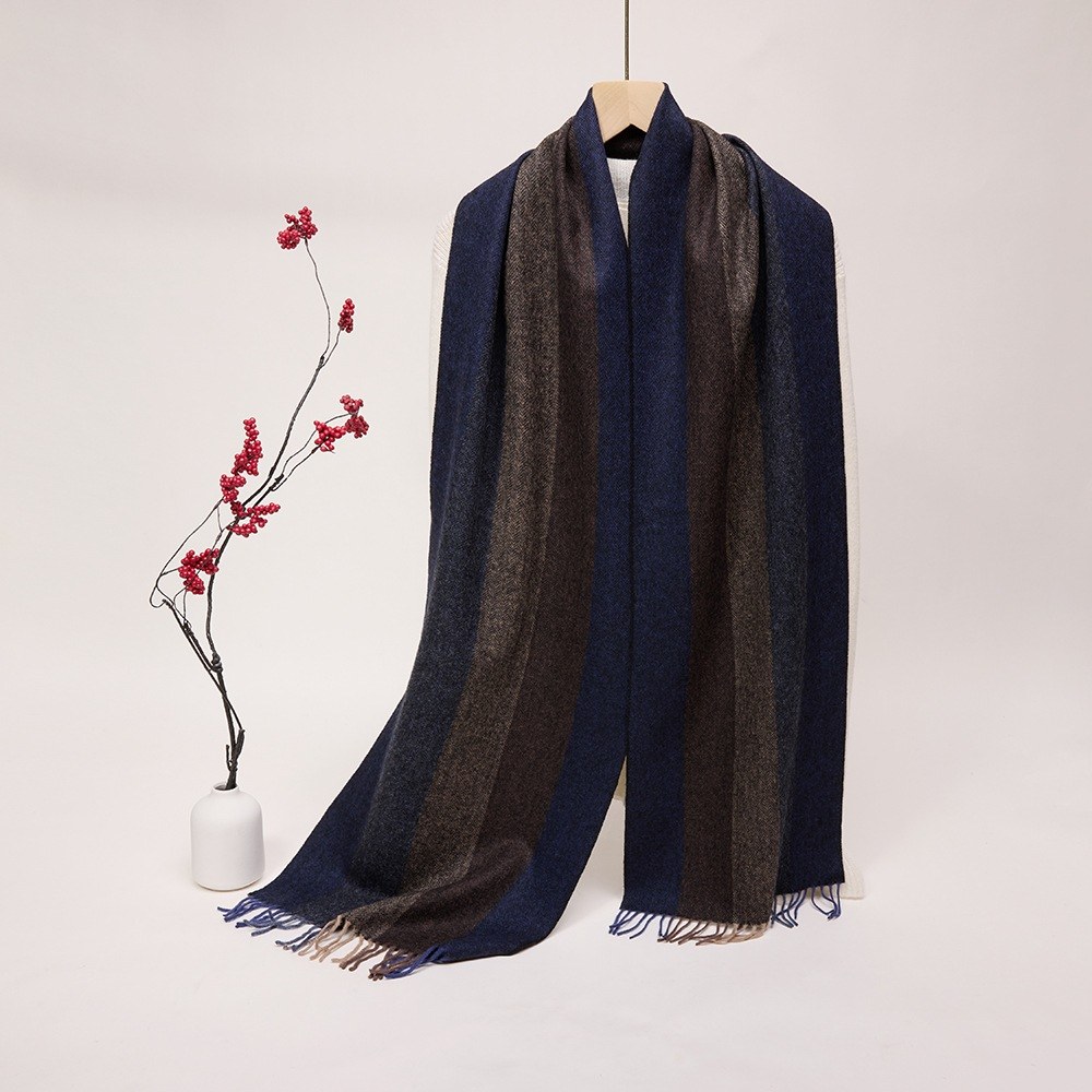 Wool Herringbone Scarf Wool Herringbone Scarf