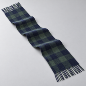 ruisong checked wool navy forest check main